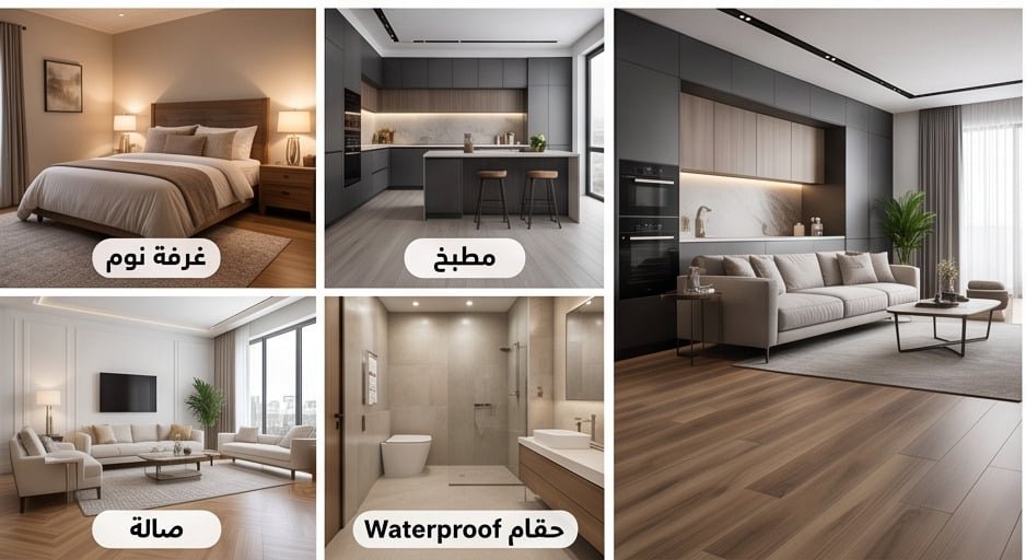 أفضل أنواع الباركيه لغرف المنزل المختلفة في الرياض 